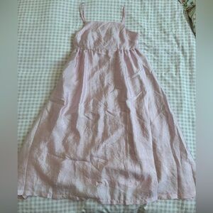 Vero Moda Light Pink Metallic Dress